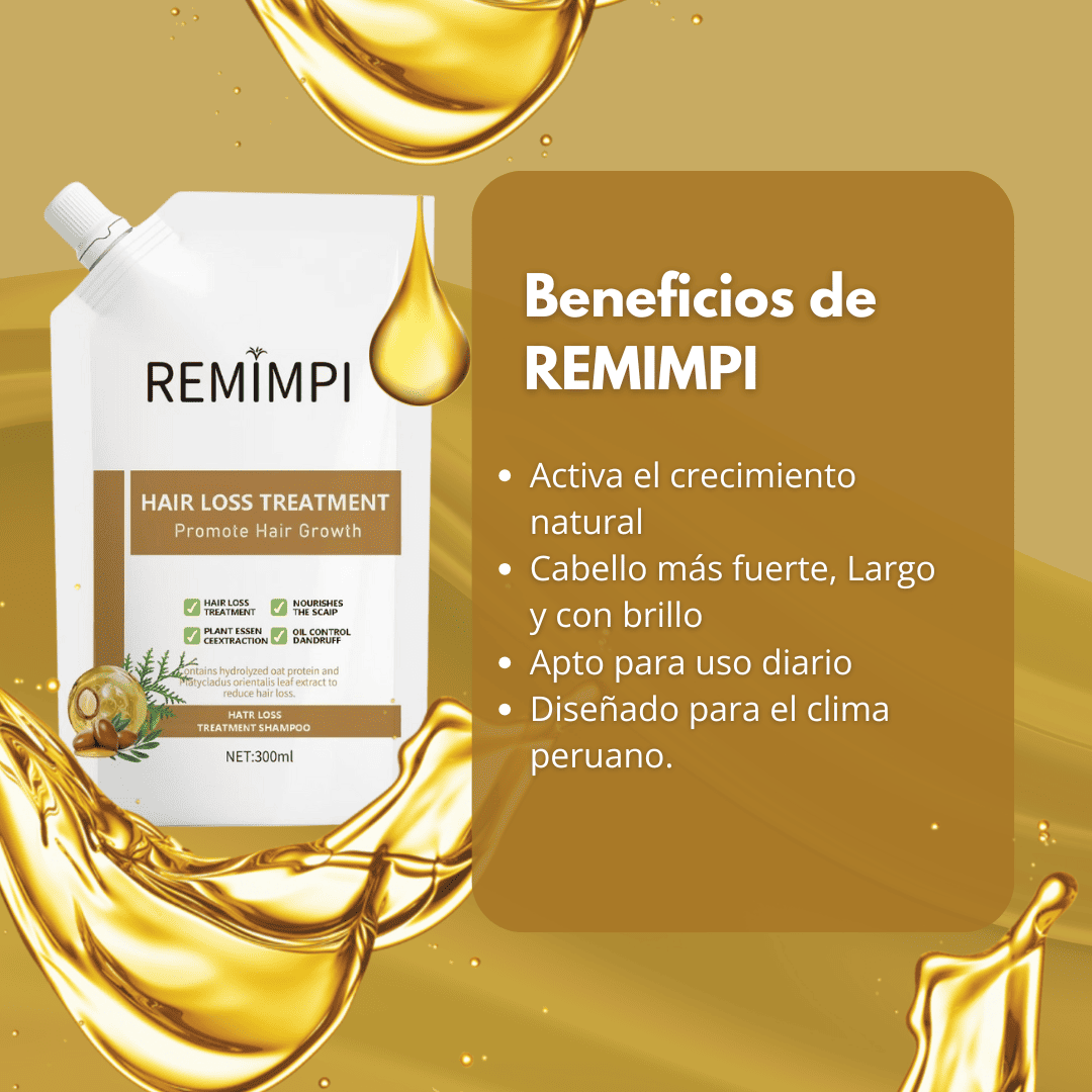 REMIMPI®-Solución diaria contra la caída del cabello