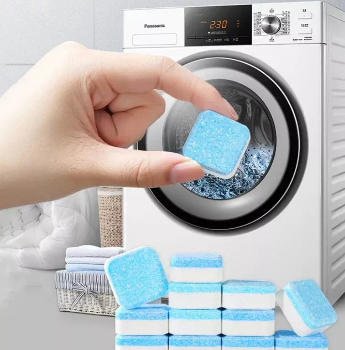 CleanMachine 360- 12 Pastillas Efervescentes Desifenctantes Libre de Bacterias y Pelos