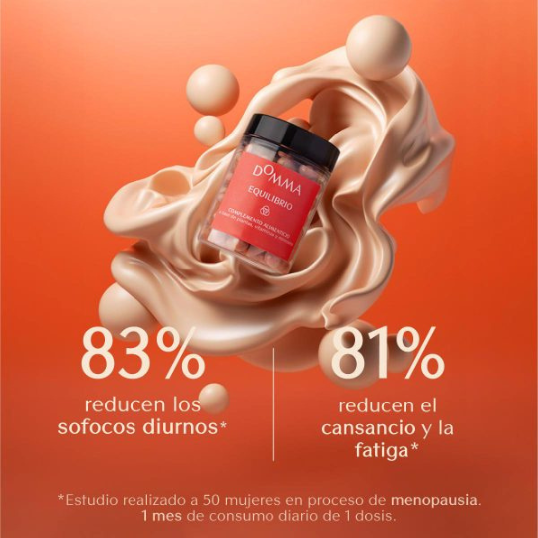 DOMMA-Suplemento equilibrio hormonal menopausia