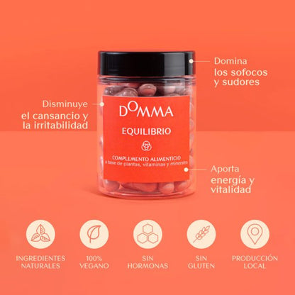 DOMMA-Suplemento equilibrio hormonal menopausia