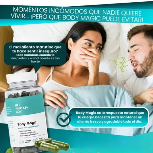 CAPSULAS DE CLOROFILA BODY MAGIC-LIMPIEZA PROFUNDA DEL CUERPO